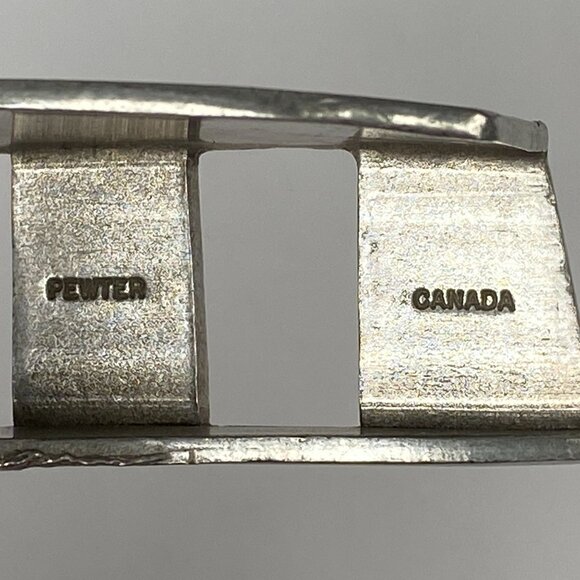 1989 Seagull Pewter Putting Golfer Business Card Holder Made in Canada - Picture 6 of 7